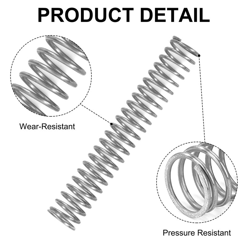 GUNGY Compression Spring Stainless Steel Spring Compression Springs 80 mm