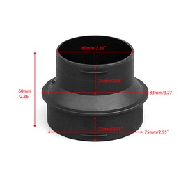 Copgge 75mm to 60mm Duct Reducer Diesel Parking Heater Ducting Reducer Outlet Adapter Converter Straight Diesel Heater Duct Connector