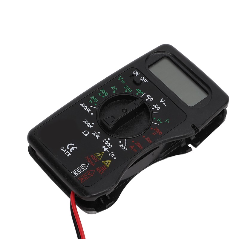 Digital Multimeter Multi Tests Rubber Protective Case Small Portable Auto