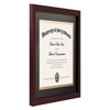 upsimples 11x14 Diploma Frame Certificate Degree Document Frame with High