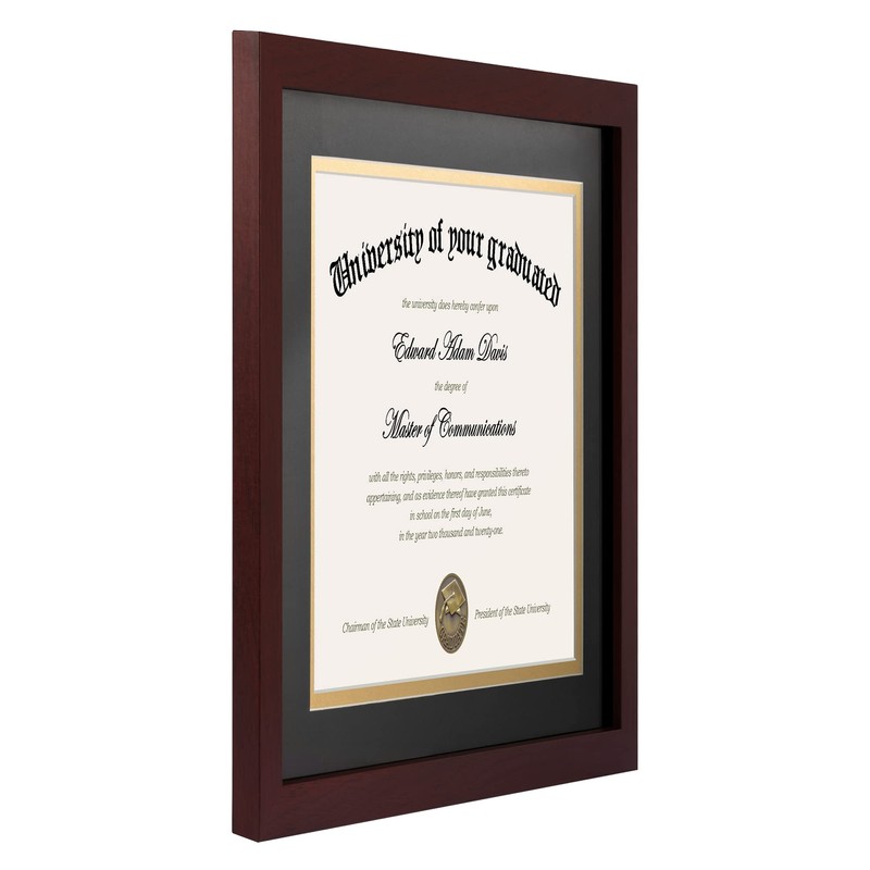 upsimples 11x14 Diploma Frame Certificate Degree Document Frame with High