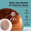 ABOUT VENT 5 inch Wooden Adjustable Vent Cover (Free of