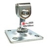 Gate Hinge Adjustable Galvanised Gate Hinges with Mounting Plate 100