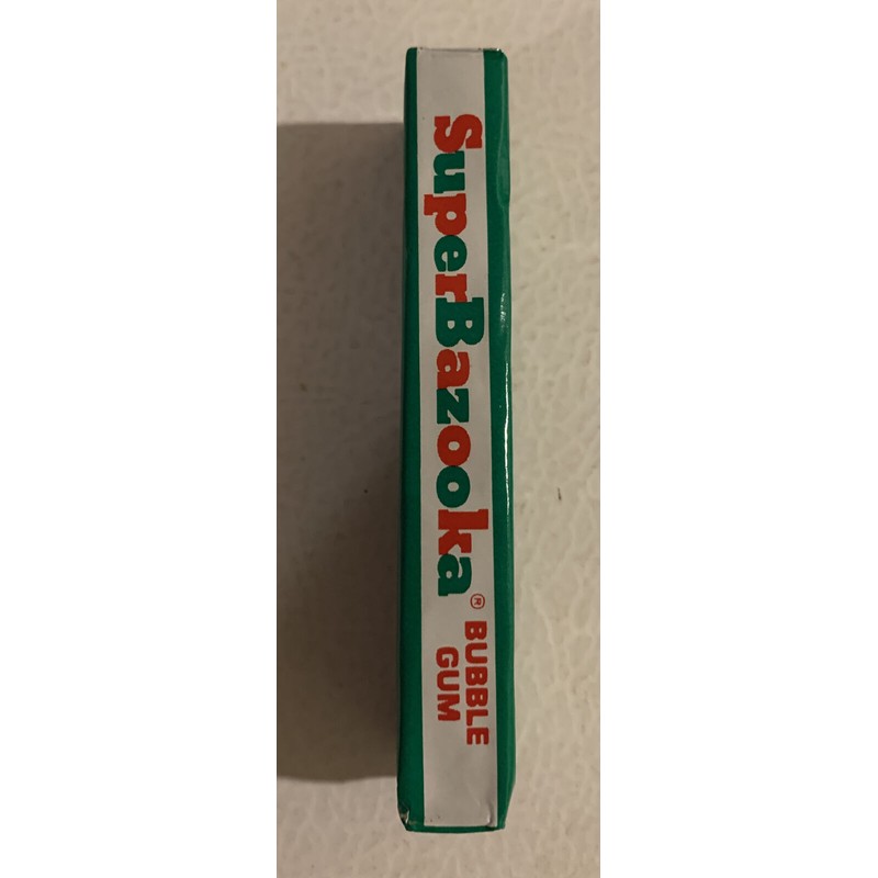 Bazooka Vintage 1970s Super Bazooka Spearmint Bubble Gum UK NOS