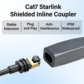 Starlink Cable Coupler for Gen 3 & Mini,IP68 Waterproof RJ45 10Gbps Adapter