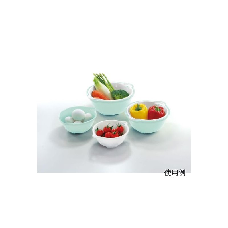 Fudogiken F2612 Flat Colander Ball Set of 6 Aqua