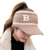 ALVEIN Women's Knit Hat, Sun Visor, Knit Cap, Cold Protection,