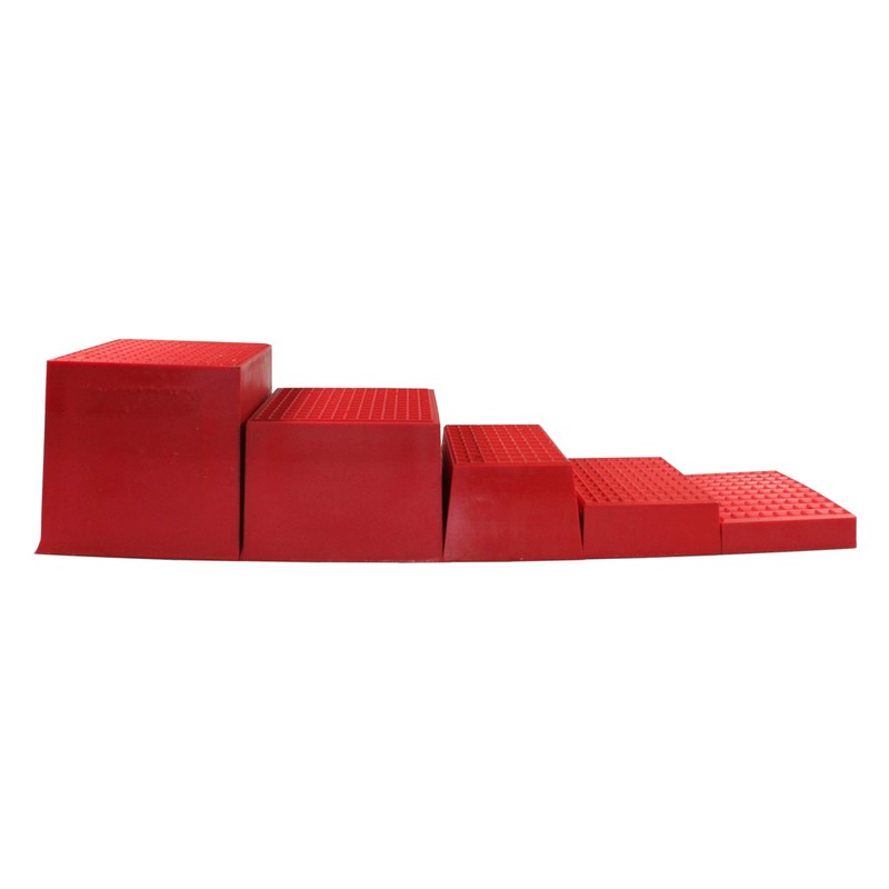 Redline Trapezoidal Rubber Block 200 x 100 x 70 mm