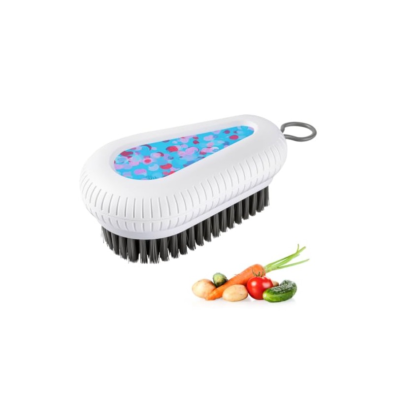Fruit and Vegetable Brush, Multi-Purpose Produce Scrubber Brush with Non-Slip