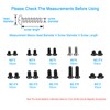 AvoDovA 500 Pcs M2 M2.5 M3 Laptop Computer Screws Kit