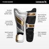 Hayabusa T3 Striking Shinguards - White/Gold, Medium