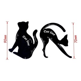 Cat Eye Eyeliner, Shadow Contour Stencil, Set of 2 for Flawless Smokey Eyes and Cateyes