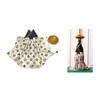 Kelendle 2Pcs Creative Japanese Kimono Bottle Cover with Hats Wine