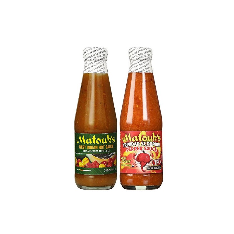 Matouk's West Indian Hot and Trinidad Scorpion Pepper Sauce 10oz