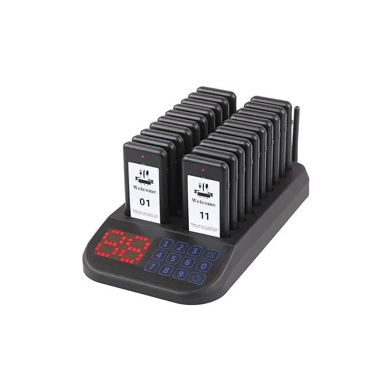 Wireless Restaurant Pager System Calling System Waiting Beepers for Queue