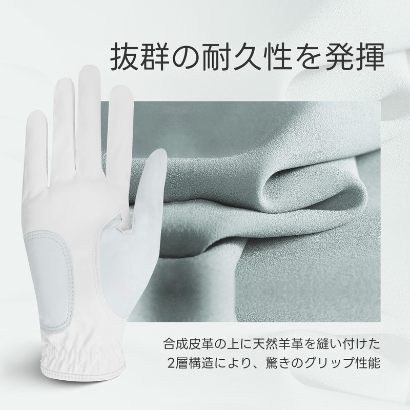 Golf Glove Womens Ambidextrous All-Weather Ball Marker Squeeze Soft Comfort