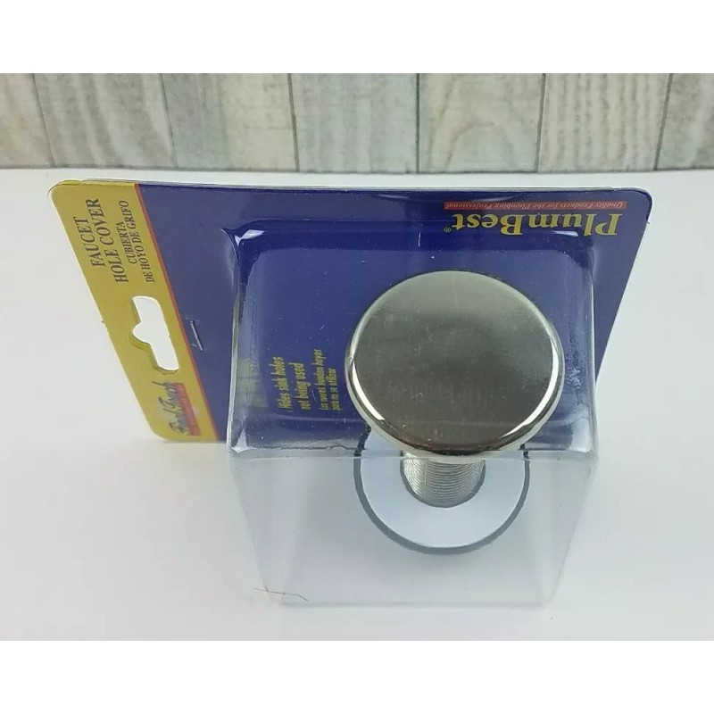 Final Touch PlumBest Polished Nickel Plastic Faucet Hole Cover Sink