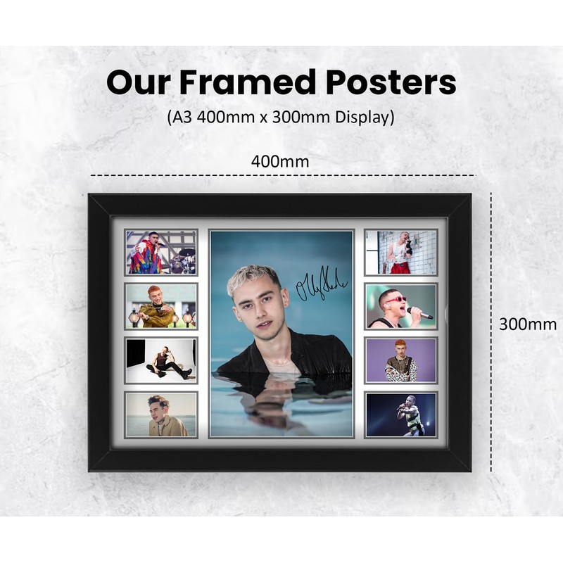 Olly Alexander Signed Poster Print- Limited Edition Autograph Fan Gift
