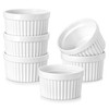 MALACASA Ramekins 10 oz Oven Safe, Porcelain Creme Brulee Ramekins