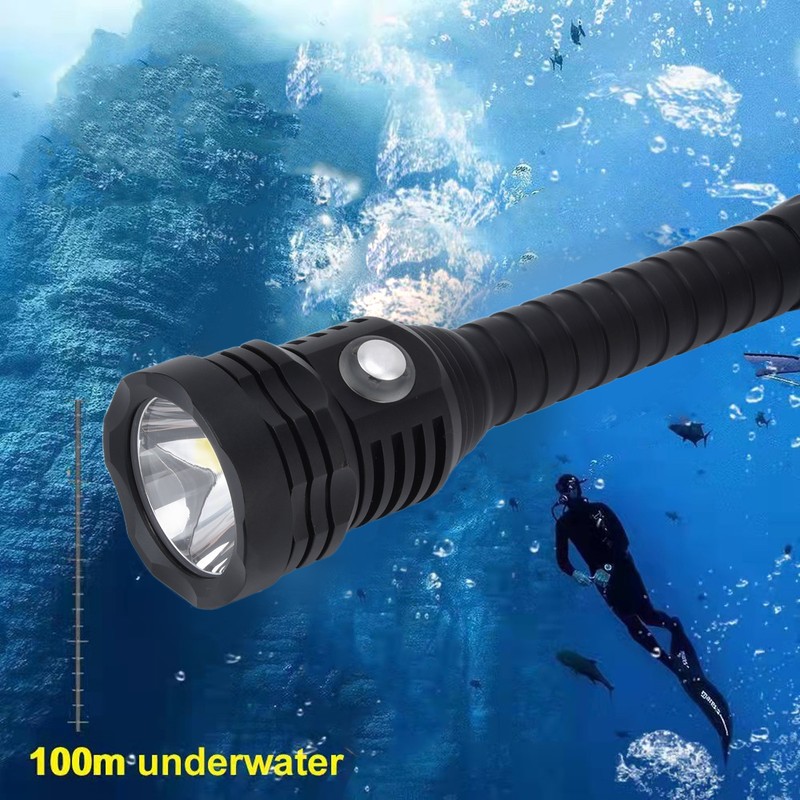 Dive Light 10000LM XHP70 Diving Flashlight Waterproof Dive Torch with