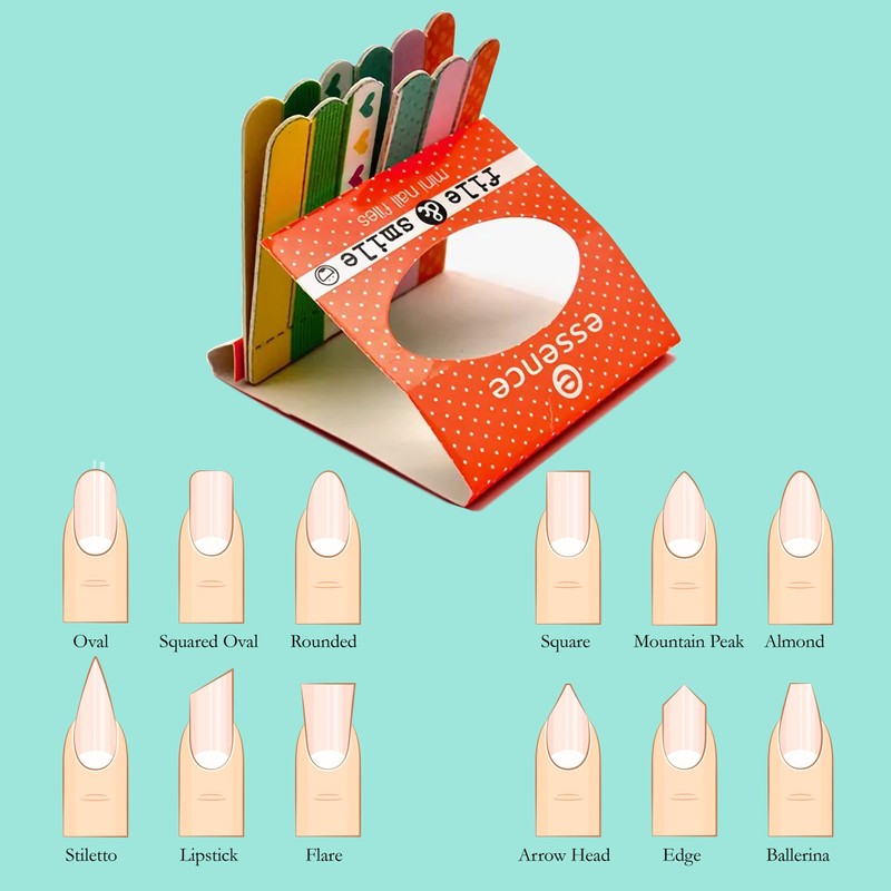 Mini Nail File Set - Professional Manicure Kit for Natural