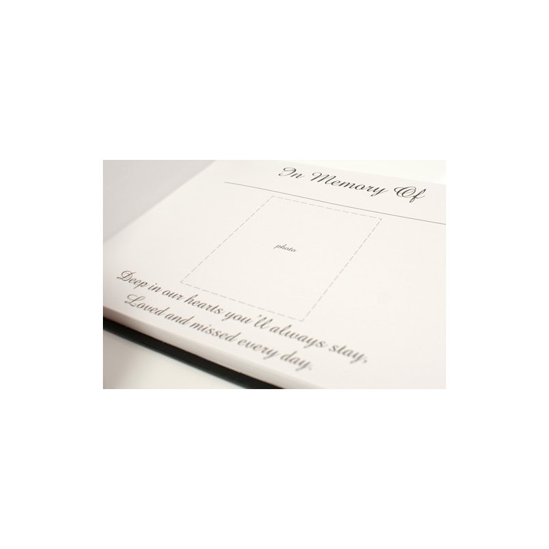 Memory Funeral Book / Book Of Condolence or Remembrance