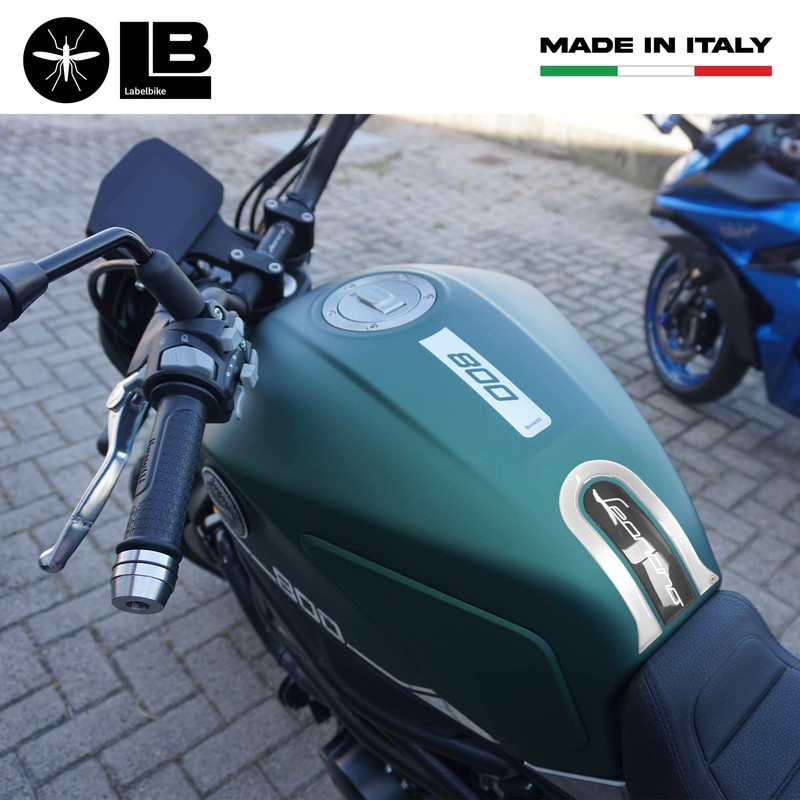 labelbike - 3D Resin Tank Pad Motorcycle Protection Compatible with