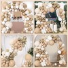 Amandir Amandir 153pcs White Sand Balloon Garland Arch Kit, Different