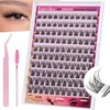 Yaiseiko Self Adhesive Eyelashes Clusters Kit Lash Clusters DIY Eyelashes