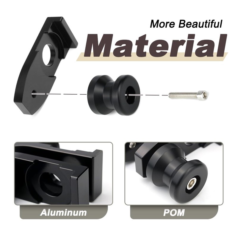 Mantt Rear Axle Sliders with Swing Arm Spools Fit for
