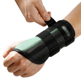 AGPTEK Wrist Brace with 3 Plates, Wrist Brace for Carpal Tunnel, Arthritis, Wrist Injuries, Left 13-20cm