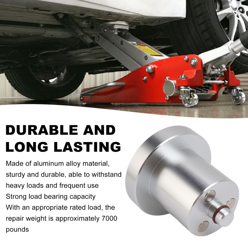 Floor Jack Lifting Pad Lift Point Adapter Aluminium Alloy Jack