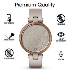 Yoomigle 6 Pack Compatible with Garmin Lily Screen Protector Film for Garmin Lily 2 Smart Watch Screen Protectors Foils Screen Cover Crystal Clear HD Anti-Scratch Anti-Fingerprint
