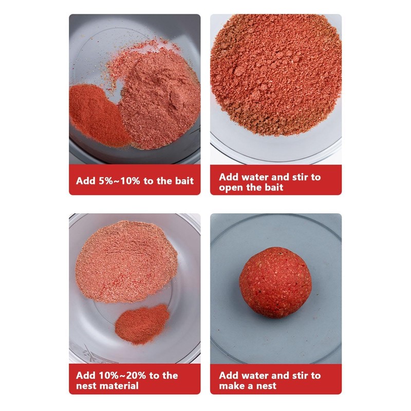 Fish Attractant Powder - Red Worm Powder Fish Scent,Freshwater Saltwater