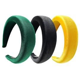 scicent Wide Headband for Women with Velvet Cloth Fabric Hair Band Headbands for Women Girls Accessory Pack of 3 12808