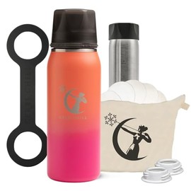 Free The Moms Starter Kit, Breastmilk Chiller Reusable Storage Container and Accessories by CERES CHILL | Keeps Milk Safe for up to 20 Hours | Connects w/Major Pumps (Dawn)