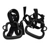 2Pcs Kids Gymnastic Rings Monkey Shape Load Bearing 150KG Ergonomic