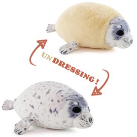 20" Chubby Blob Seal Pillow Soft Plushies, Cute Ocean Stuffed Animals Plush Toy, Room Decor,Throw Pillow Doll Big Plush Toys Gift for Girlfriend,Boys, Girls (Medium(20 in))