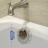 Overflow Drain Cover, 4 Inch Diameter, Enjoy a Deeper Bath,