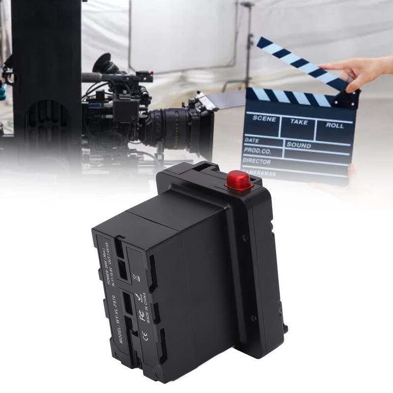 V Mount Battery to NPF NP‑F970 F960 Battery Converter Adapter