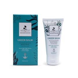 MEL BROS CO. - GREEN BALM Balsamo de Crecimiento de Barba | Biotina, Regaliz, Bergamota y Algas Marinas (2 oz / 60 ml) Estimula Crecimiento Natural de