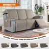 VANSOFY Waterproof Recliner Couch Covers, Sofa Covers 1-Piece Washable Reclining