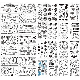 Bana Flor Tatuajes Temporales Impermeable Mujer Hombro Clavícula Sexy Tatuaje Temporal