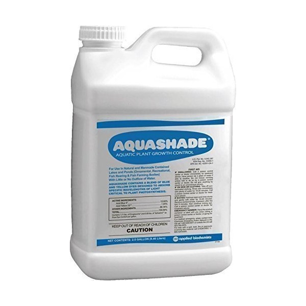 Applied Biochemists 390725A Aquashade Aquatic Plant Growth Control, 2.5 gal