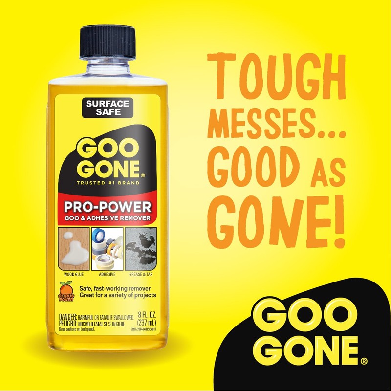 Goo Gone Pro Power Adhesive Remover - 8 Ounce -