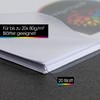 OfficeTree 100 x Transparent File Sleeves A4 Open Side –