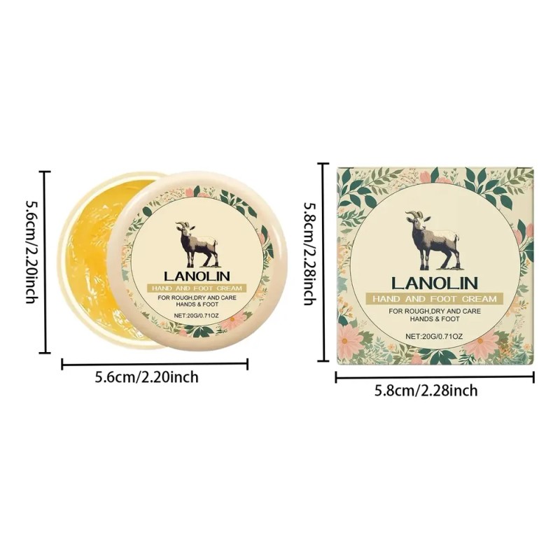 Crema Hidratante For Manos Y Pies - Repara Grietas Y