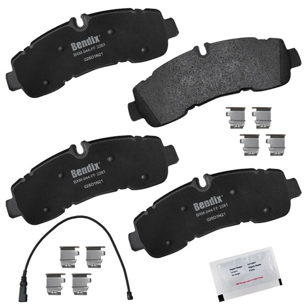 Bendix Bendix Priority1 CFM2281 Semi-Metallic Rear Brake Pads for Ford
