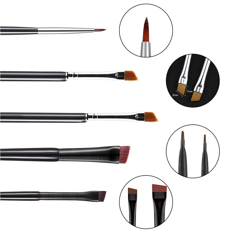 Angled Eyeliner Brush, Eyeliner Brush, Eye Brush Set, Angled Eyeliner