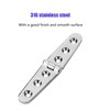2 Pcs Marine Boat Strap Hinges Stainless Steel, No Noise,